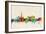 Dubai Skyline-Michael Tompsett-Framed Art Print