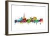 Dubai Skyline-Michael Tompsett-Framed Art Print