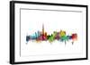 Dubai Skyline-Michael Tompsett-Framed Art Print