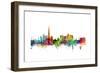 Dubai Skyline-Michael Tompsett-Framed Premium Giclee Print