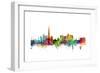 Dubai Skyline-Michael Tompsett-Framed Premium Giclee Print