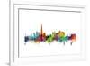 Dubai Skyline-Michael Tompsett-Framed Art Print