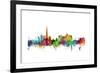 Dubai Skyline-Michael Tompsett-Framed Art Print