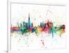 Dubai Skyline-Michael Tompsett-Framed Art Print