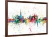 Dubai Skyline-Michael Tompsett-Framed Art Print