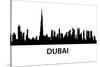 Dubai Skyline-unkreatives-Stretched Canvas