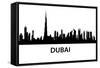 Dubai Skyline-unkreatives-Framed Stretched Canvas