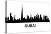 Dubai Skyline-unkreatives-Stretched Canvas