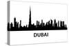 Dubai Skyline-unkreatives-Stretched Canvas