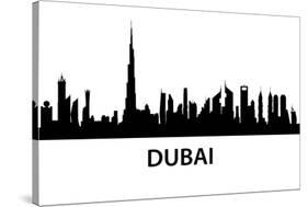 Dubai Skyline-unkreatives-Stretched Canvas