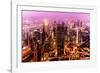 Dubai UAE - At Night-Philippe HUGONNARD-Framed Photographic Print