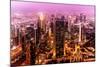 Dubai UAE - At Night-Philippe HUGONNARD-Mounted Photographic Print