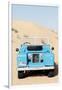 Dubai UAE - Blue Vintage Land Rover-Philippe HUGONNARD-Framed Photographic Print