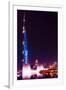 Dubai UAE - Burj Khalifa by Night-Philippe HUGONNARD-Framed Premium Photographic Print