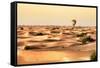 Dubai UAE - Sand Dunes Sunset-Philippe HUGONNARD-Framed Stretched Canvas