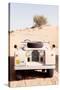 Dubai UAE - Vintage Land Rover-Philippe HUGONNARD-Stretched Canvas