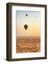 Dubai UAE - Wonderful Hot Air Balloons Sunrise-Philippe HUGONNARD-Framed Photographic Print