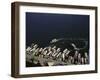 Dubai. Water taxis at work by Deira wharf-Werner Forman-Framed Giclee Print