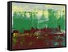 Dublin Abstract Skyline-Emma Moore-Framed Stretched Canvas