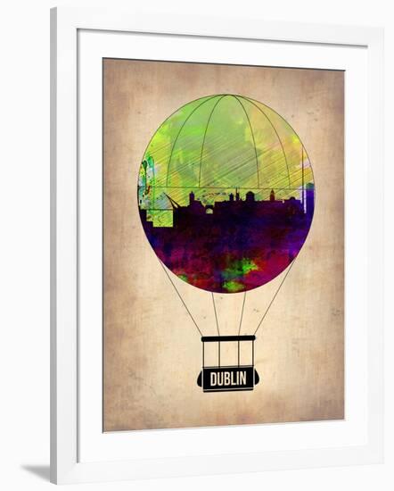 Dublin Air Balloon-NaxArt-Framed Art Print