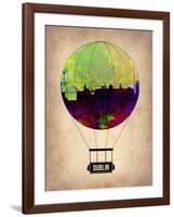 Dublin Air Balloon-NaxArt-Framed Art Print