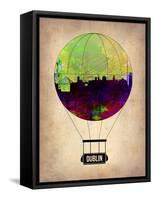 Dublin Air Balloon-NaxArt-Framed Stretched Canvas