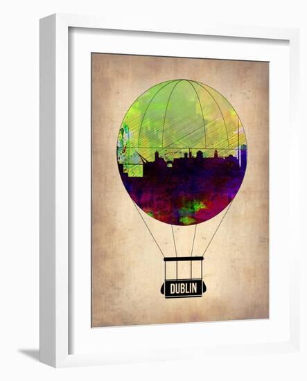 Dublin Air Balloon-NaxArt-Framed Art Print