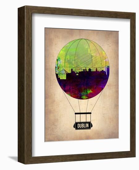 Dublin Air Balloon-NaxArt-Framed Art Print