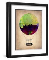 Dublin Air Balloon-NaxArt-Framed Art Print