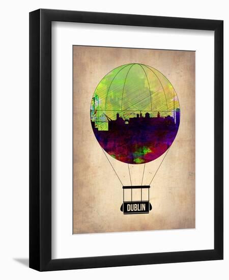 Dublin Air Balloon-NaxArt-Framed Art Print