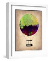 Dublin Air Balloon-NaxArt-Framed Art Print