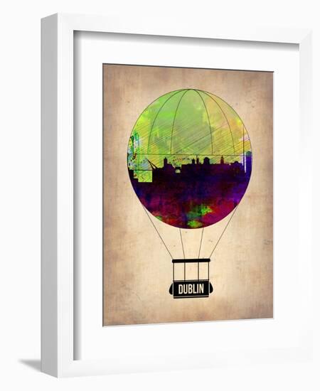 Dublin Air Balloon-NaxArt-Framed Art Print