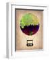 Dublin Air Balloon-NaxArt-Framed Art Print