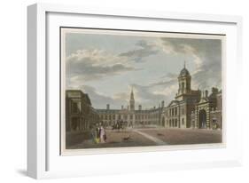 Dublin Castle 1817-null-Framed Art Print