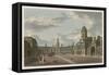 Dublin Castle 1817-null-Framed Stretched Canvas