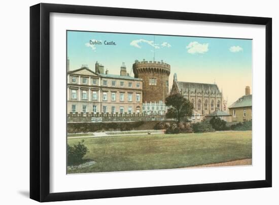 Dublin Castle, Ireland-null-Framed Art Print