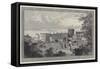 Dublin Castle-Charles Auguste Loye-Framed Stretched Canvas