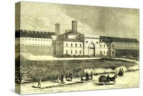Dublin Ireland 1866 Mountjoy Prison-null-Stretched Canvas