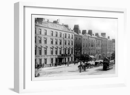 Dublin, Sackville Street, Ireland-George Morrison-Framed Art Print