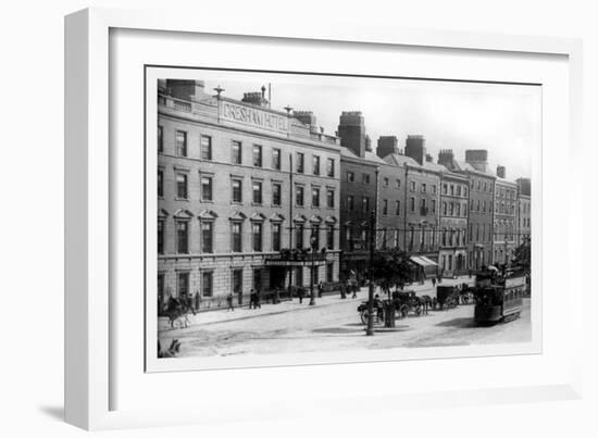 Dublin, Sackville Street, Ireland-George Morrison-Framed Art Print