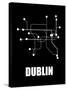 Dublin Subway Map III-null-Stretched Canvas