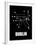 Dublin Subway Map III-null-Framed Art Print