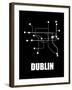 Dublin Subway Map III-null-Framed Art Print