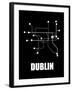 Dublin Subway Map III-null-Framed Art Print