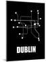 Dublin Subway Map III-null-Mounted Art Print