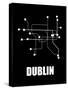 Dublin Subway Map III-null-Stretched Canvas