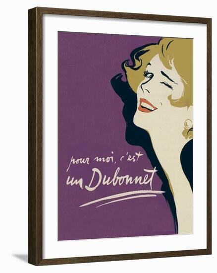 Dubonnet - Amethyst-The Vintage Collection-Framed Giclee Print