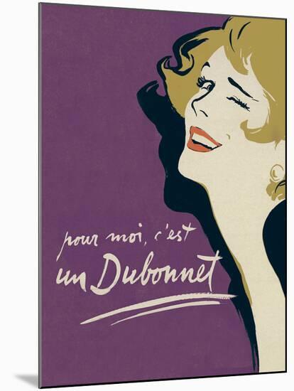 Dubonnet - Amethyst-The Vintage Collection-Mounted Giclee Print