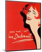 Dubonnet-null-Mounted Art Print