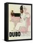 Dubonnet-null-Framed Stretched Canvas